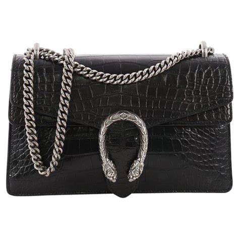 gucci dionysus bag black crocodile|Gucci dionysus bag.